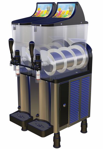 Buy cheap Custom 2 Bowls Electric Ice Slush Machine 304 Stainless Steel Panel from wholesalers