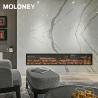 Buy cheap 1800mm Glass Single Side View Led Wall Mounted Led Fireplace Wall Surface from wholesalers