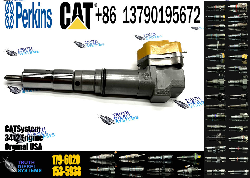Common rail diesel fuel injector 179-6020 222-5966 173-9268 198-7912 232-1168 156-3895 204-2467 232-1167