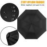 Buy cheap Double Canopy 210T Nylon Windproof 600g Sun Umbrella 3 Fold from wholesalers