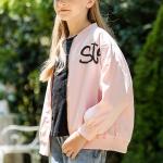 Spring Children'S Clothing New Tops Children'S Baseball Uniforms Girls' Jackets
