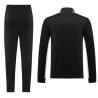 Buy cheap Training Retro Football Tracksuits Black Full Zip Soccer Training Set from wholesalers