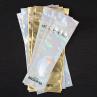 Buy cheap Customized Printing front zip lock aluminum foil Plastic bags for cosmetic makeup brush packaging from wholesalers