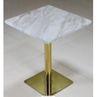 Buy cheap SS304 Square Marble Hotel Coffee Tables 750mm Height For Living Room product