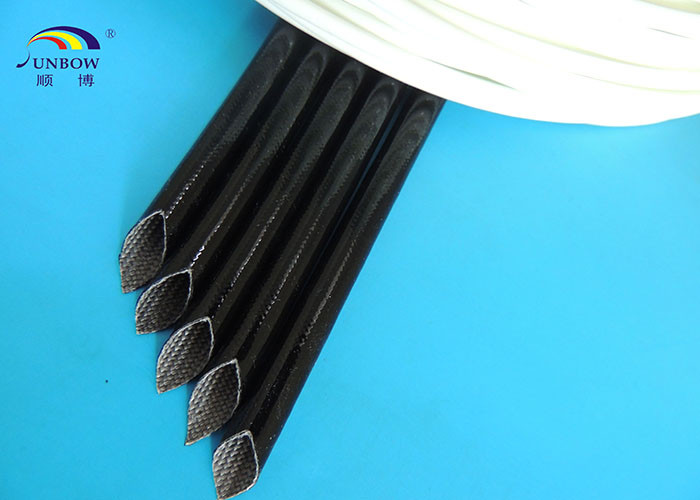 7KV Insulation Fiberglass Sleeve with Silicone Coating 2.0mm ID 200ºC High Temperature