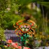 Buy cheap Crab / Coral Metal Garden Ornaments Colorful Metal Flower Decor from wholesalers