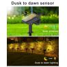 Buy cheap New 4pc Set Ip65 Led Solar Powered Lawn Spike Spotlight Garden Light For GardenLandscape from wholesalers