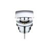Buy cheap Brass basin drain drainage square cap stopper vanity Waste drain vessel pop up drain lavatory basin waste chrome OEM from wholesalers