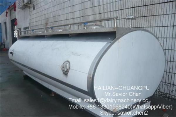 Buy cheap Dairy Equipment Milk Cooling Tank Milk Truck Tank Transport 10000L Capacity from wholesalers