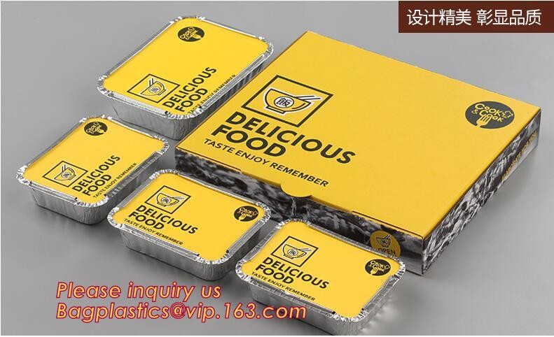 Carton corrugated paper pizza delivery box,bio-degradable high quality chinese food products custom kraft paper pizza pa