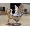 Buy cheap Contemporary Outdoor Metal Statues Public Decorative Stainless Steel Animal Sculpture from wholesalers