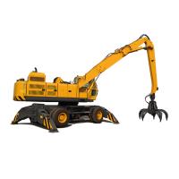 Buy cheap 260 Hp Rated Power Material Handler Excavator For Steel Plant 15Km/H Travel product