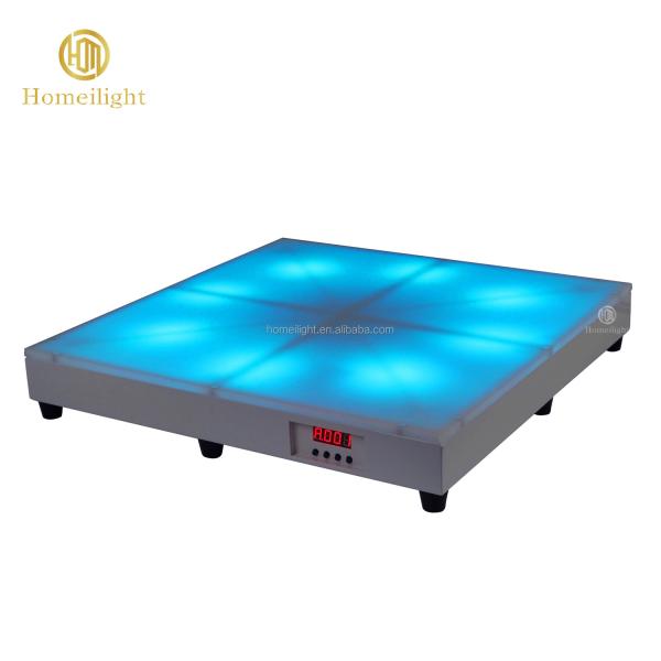 Buy cheap DMX5050 RGB3in1 Mixed Lighting 60x60cm DMX Lighted Up Acrylic Dance Floor for Weddings from wholesalers