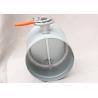 Buy cheap 150mm Galvanized Steel Hvac Zone Dampers Manual Operation Control Blade Action from wholesalers