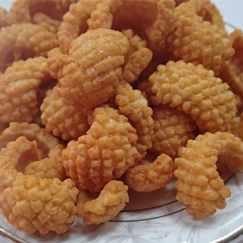 Customizable Packaging Rice Cracker Crispy Fried Food Baked Puffed Snacks for