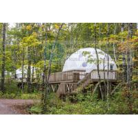 Buy cheap Heat Proof Aluminium Glamping Dome Tent 310 Square Feet With Wood Stove product