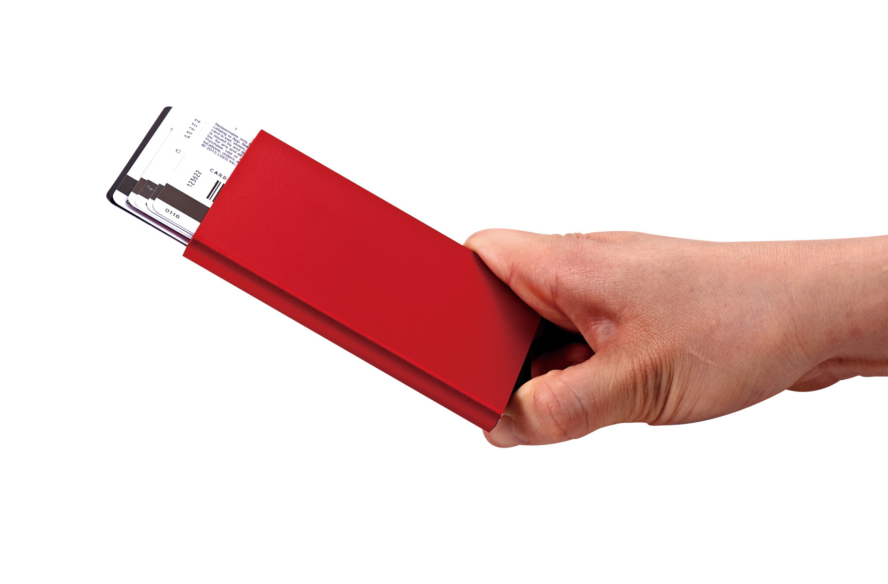 Classic And Sophisticated PU Aluminum Card Organizer Wallet With Magnet Closure