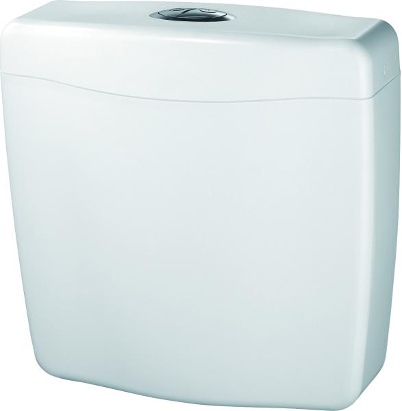 Toilet Water Cistern Wall Hung Water Tank With Flush Valve Fill Valve Fittings