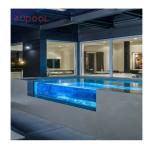 12Mm 15Mm Clear Acrylic Swimming Pool Fence For Hotel Villa House Backyard