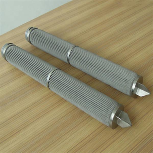 High Porosity Up To 90% And High Permeability sinter Metal Fiber Felt Filter Cartridge