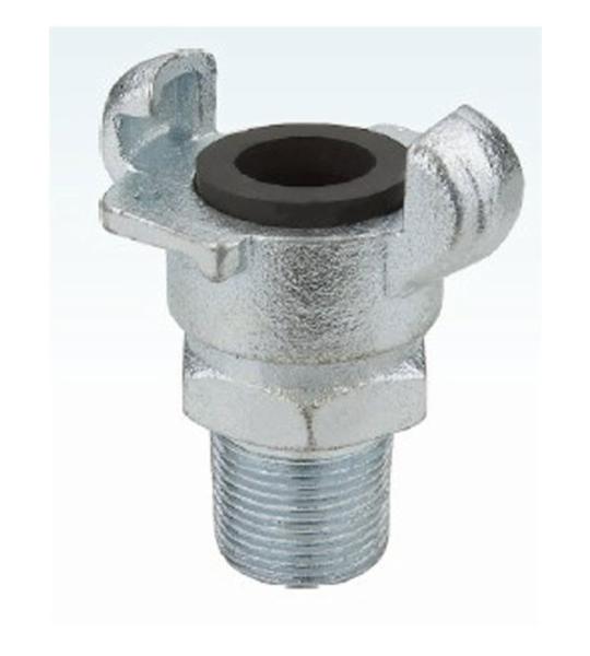 Carbon steel Air Hose Coupling male thread NBR Gasket , Universal Air Hose