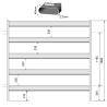 Buy cheap Interpon Powder Coated RAL 6005 USA Livestock Fence Panels 6ft X 10ft from wholesalers