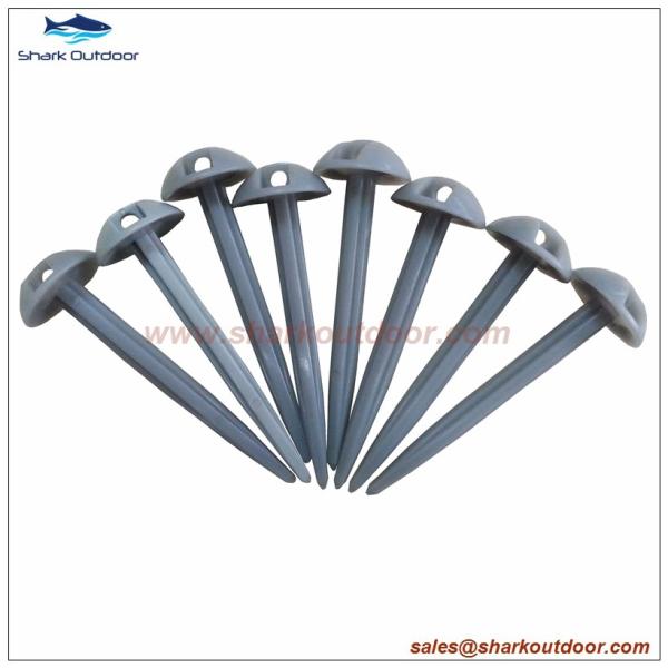 Buy cheap 9.5 cm Plastic groundsheet tent peg tent stake tent accessory from wholesalers
