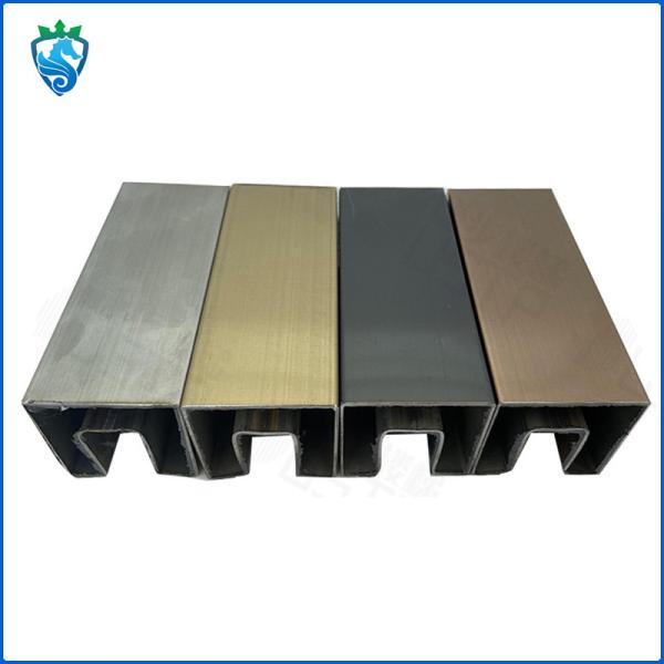 Buy cheap Frameless Glass Aluminum Handrail Track Floor Trough Guardrail Card Slot from wholesalers