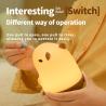 Buy cheap Creative Room Decoration LED Snottybara Night Light USB Rechargeable Cartoon Animal Nursery Silicone Lamp from wholesalers