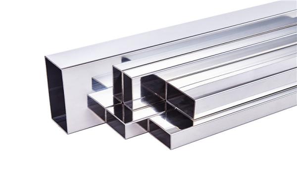 Buy cheap Slit Edge Stainless Steel Rectangular Tube 5*5-150*150 Mm Sliver from wholesalers