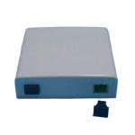 FTTX Wall Outlet Box Indoor Mini Type SC LC SX DX APC/UPC 2/4 Port Fiber Optic
