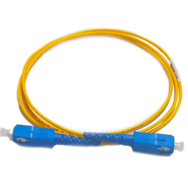 Buy cheap G657 SM SC/UPC 3.0MM Fiber Optic Patch Cable High Return Loss from wholesalers