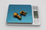 Factory direct sale metal accessories zinc alloy 33.9 mm length OEP color bullet