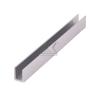 Buy cheap U Shape Channel Aluminium Alloy Profile Extrusion Brushed Gold For Glass Railings from wholesalers