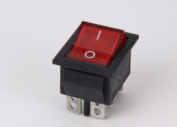 Buy cheap Lamp Push Button Rocker Switch Red Black 6 Pins ON OFF 5A 12V T110 Copper from wholesalers