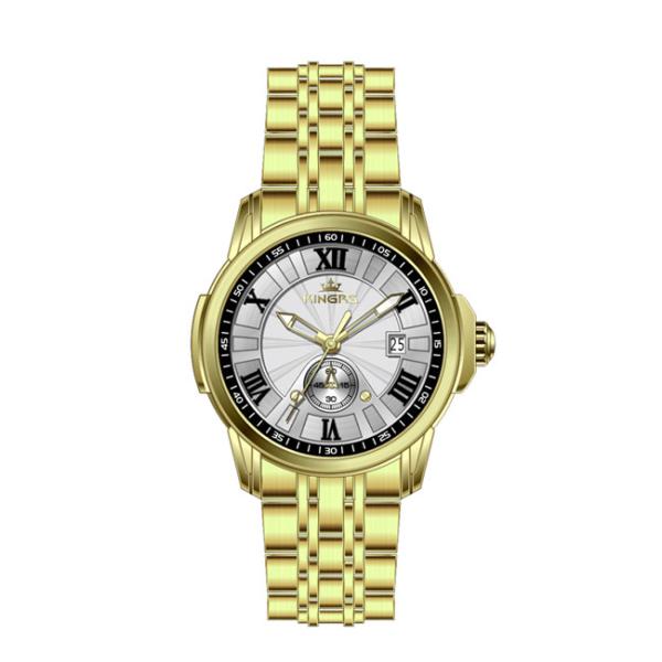 Buy cheap Business Round Case Stainless Steel Wrist Watch For Men Luxury from wholesalers