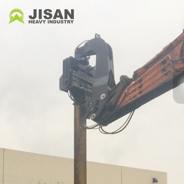 20-24T Excavator Mounted Pile Hammer Sheet Pile Driver With Strong Power