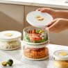 Buy cheap Food Storage Container Vacuum Box Large Capacity Food Dispenser for Kitchen Transparent Sealed Food Organizer Keep Lunch Fresh from wholesalers