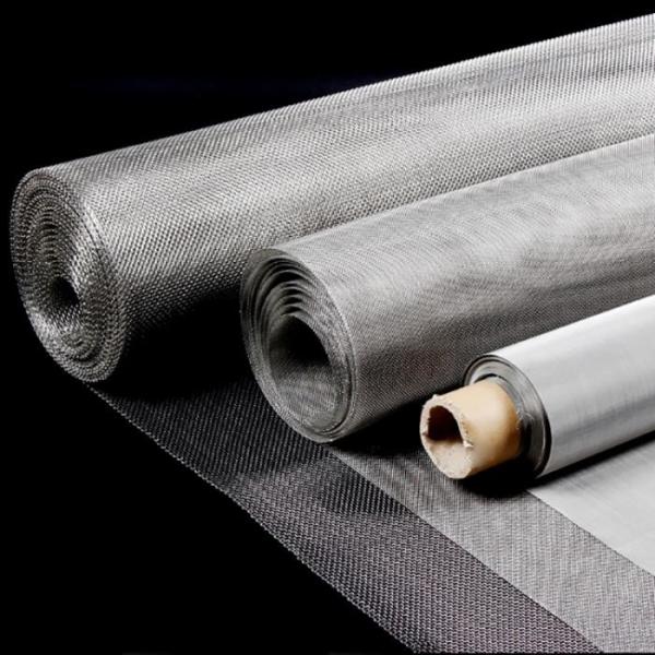 Buy cheap 316 316l Stainless Steel Woven Wire Mesh Screen 0.154mm Hole Untreatment from wholesalers
