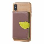 2018 Summer Leaf Buckle Card Slots Camera Photos Holder Wallet Stand Flip Pu