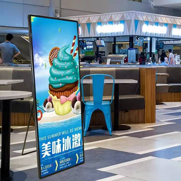 Wifi 4g Mobile Light Up Poster P2 P2.5 P3 Floor Led Display Advertising Indoor