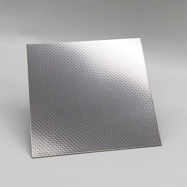 Buy cheap 0.3mm Thickness Embossed Stainless Steel Sheet For Architectural Unique Striking from wholesalers
