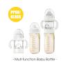 Buy cheap USB Insulation Baby Bottle Warmer Glass Travel Feeding Set With Adjustment Temperature Quick Flush Milk Cute Baby bottle from wholesalers
