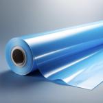 20um Blue PET Release Liners Film Oil Resistant For Labeling And Stickers