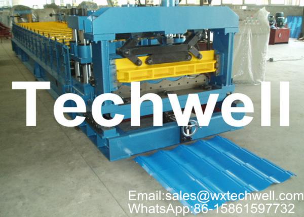 Buy cheap 0 - 15m / min Forming Speed Roof Tile Making Machine 0.4 - 0.6mm Material Thickness from wholesalers