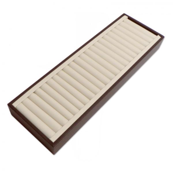 Buy cheap Chocolate Beige Jewelry Storage Trays 21 Bangles Big Display Tray Flexible Combination from wholesalers