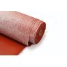 Buy cheap 3.0mm Texturized Fireproof Fiberglass Cloth Red Silicone Coating from wholesalers