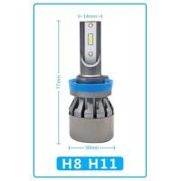 Buy cheap 6063 Aluminum Housing 5700K A8L Motorcycle LED Headlight Kit product