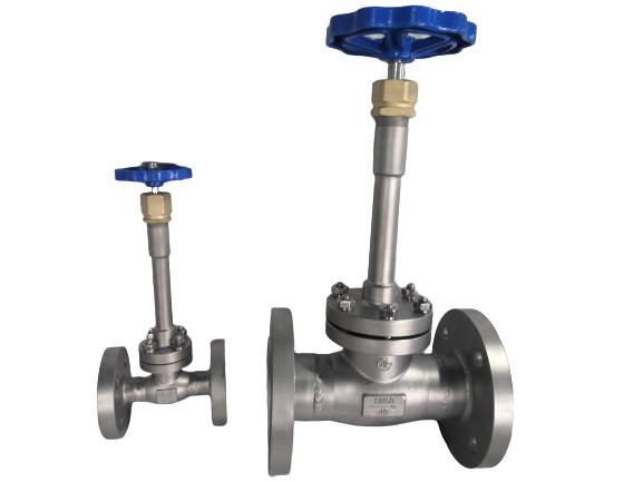 Buy cheap LNG LN2 LAr2 Flange Type Long Stem Cryogenic Globe Valve from wholesalers