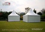 5x5m 10 People Aluminum Material Outdoor Party Tents / Luxury Glamping Tents